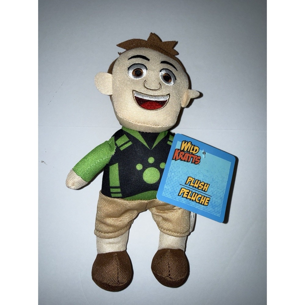 Wild Kratts Plush Doll Chris Kratt Toy PBS Kids Stuffed Collectible TV Show NWT